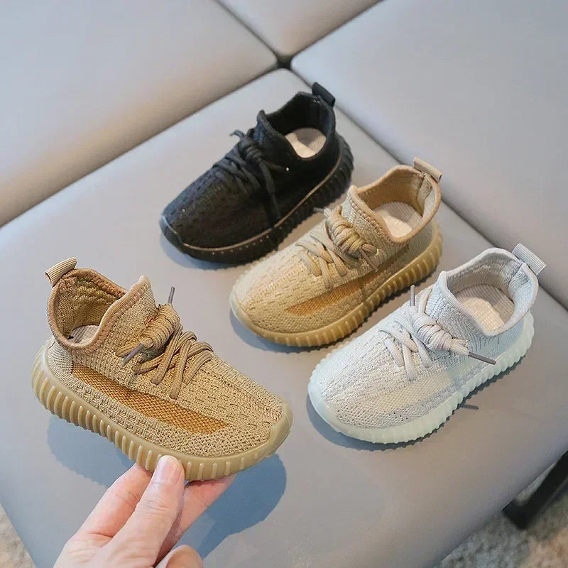 Baby Shoes Kids Sneakers Spring Summer Sandals Fluorescent Sole Sports Tennis Running Casual Flats Breathable Boys Girls Shoes